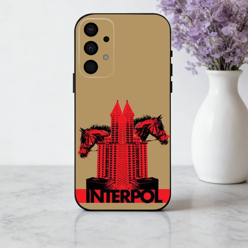 Поп-рок I-Interpol-I Чехол для телефона группы For Samsung Galaxy A73,A72,A71,A70,A53,A52,A51,Мягкий силиконовый черный чехол