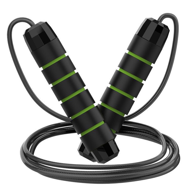 1 Set Anti-Tangling Steel Wire Jump Rope Adjustable For Skipping Fitness Workout Home Sport Training Equipment