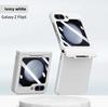 Skin Feel Fully Wrapped Hinge Protection Phone Case with Tempered Film for Samsung Z Flip 6 5 4 3 Flip6 Flip5 Protective Cover