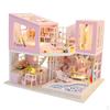 Hand-assembled Mini Dollhouse Kits Creative Room Kids Children Toy Gift