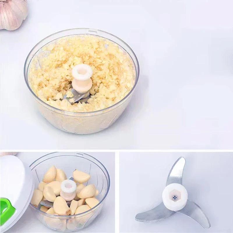 Кухонный инструмент Мясорубка Слайсер Шинковка Чеснок Резак Лук Резак Ручной Веревочный Кухонный Комбайн Ручной Измельчитель