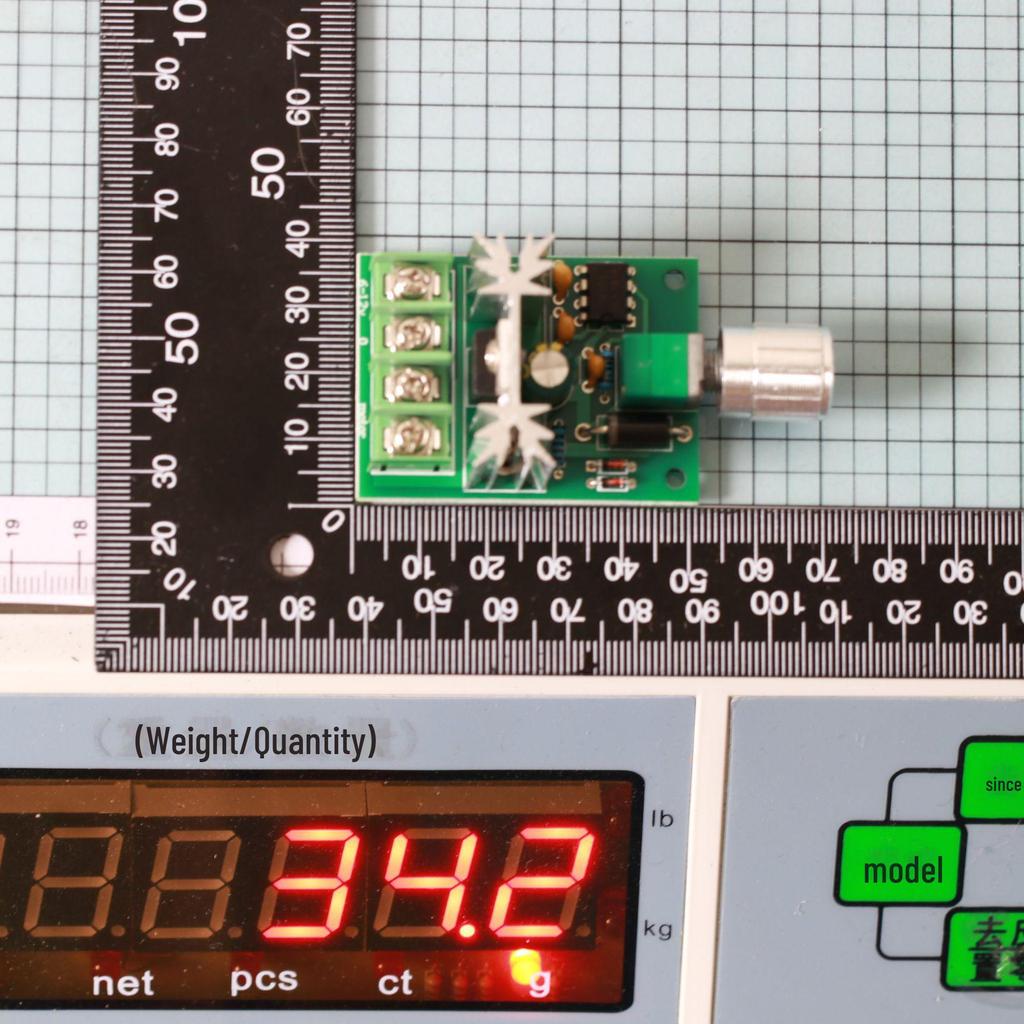 High-Power 6V-12V 6A DC Motor Fan PWM Speed Controller