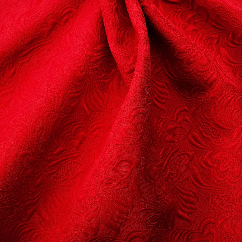 Embossed Butterfly Jacquard Fabric for Autumn/Winter Dresses, Cheongsams, Capes, and Shoes