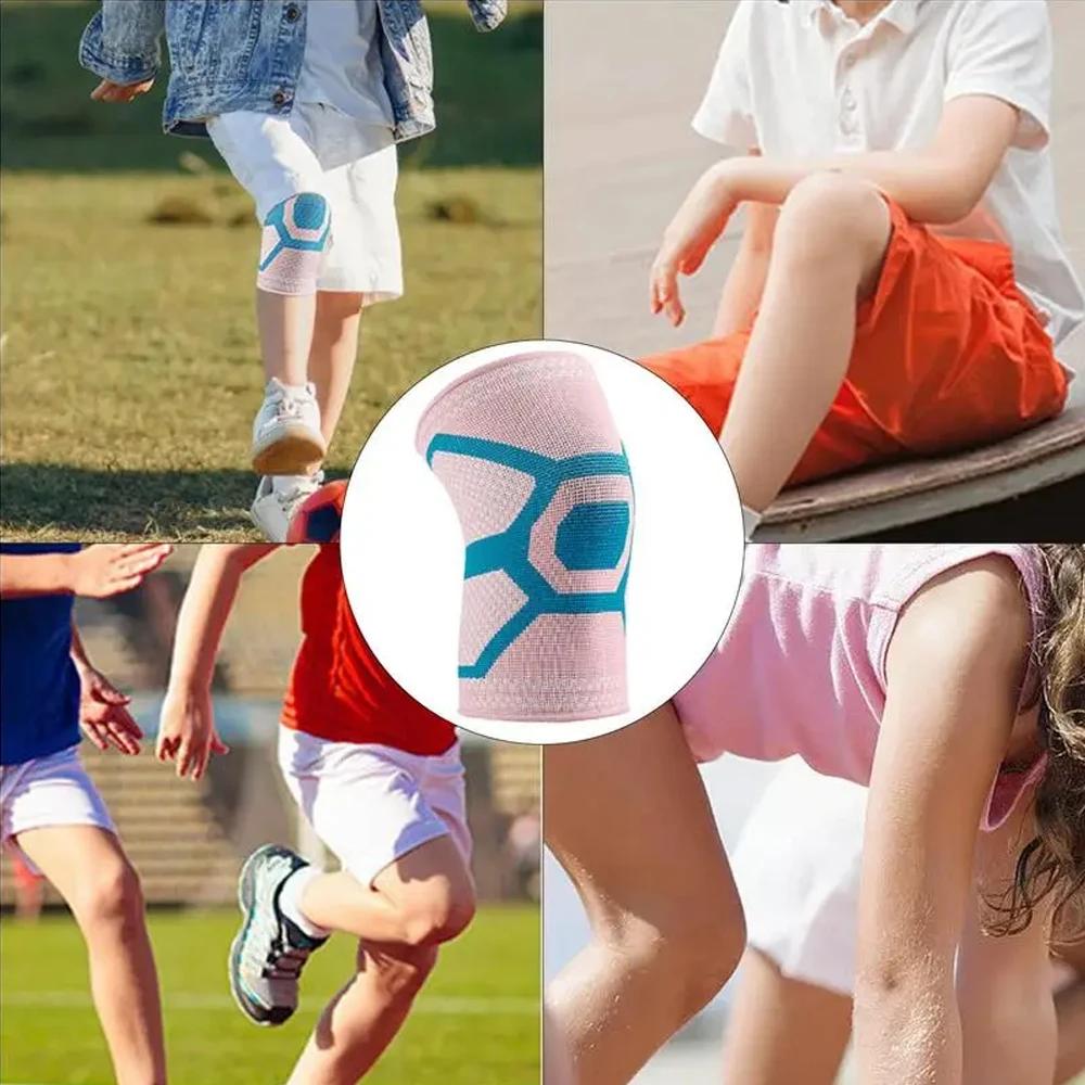 1PC Kids Knee Brace Sleeve,Knee Pads for Kids,Youth Knee Compression Sleeve Children Knee Support Boys & Girls Kids KneePads