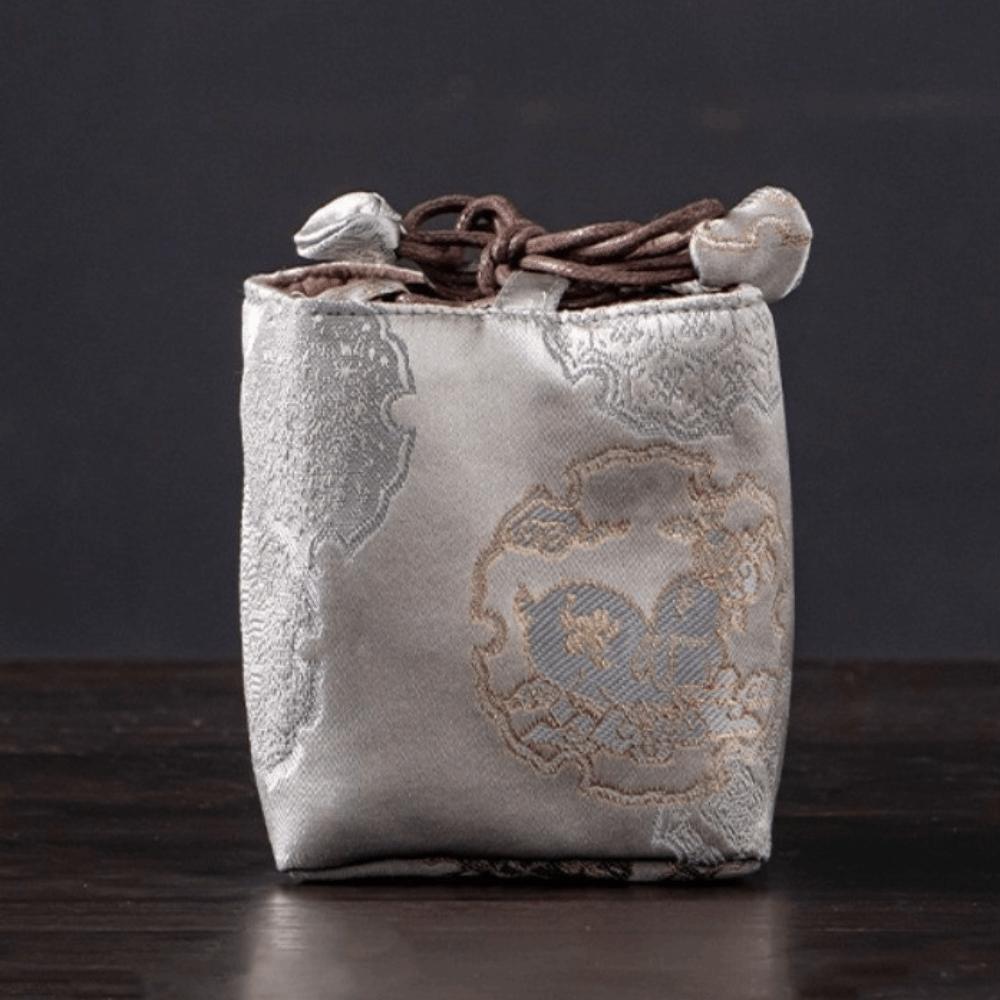 Вышитая сумка в китайском стиле, утолщенная сумка для хранения чайника, грелка для чайника, китайская чайная культура