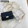 Small Incense Wind Rhombus Chain Senior Texture Bags Female Small Fresh Students Fashion Simple Crossbody Bag
