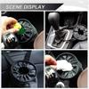 ZIMISI Car Trash Bag, Hanging Car Garbage Can with Elastic Opening, Portable Waterproof Collapsible Trash Can for Back Seat, Automotive Storage
