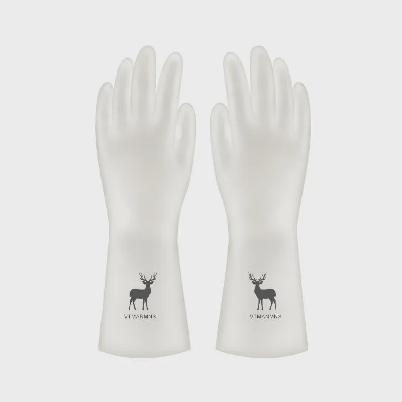 Housework Latex Gloves - Waterproof, Non-slip, Durable Rubber Gloves for Kitchen Dishwashing & Cleaning