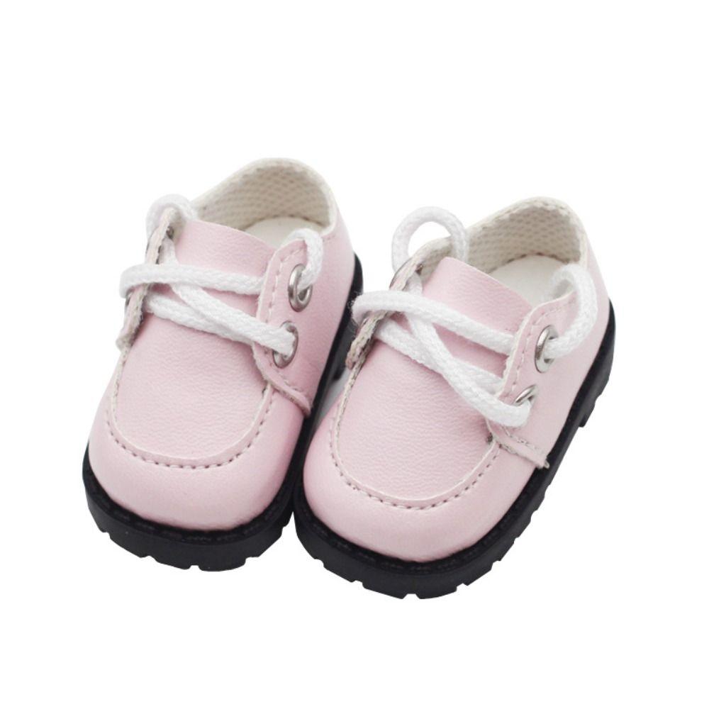 Leather Material Doll Shoes 6 Colors Clothes Accessories DIY Fashion Boots 20cm Cotton Doll