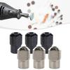 1/5Pcs Diamond Rotary Tools Chuck Nut Silver Black Electric Grinder Accessories Mini Drill Chuck