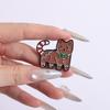 Christmas Gingerbread Man Enamel Pins Custom Bow Cookies Brooches Lapel Badges Clothes Funny Jewelry Gift for Kids Friends