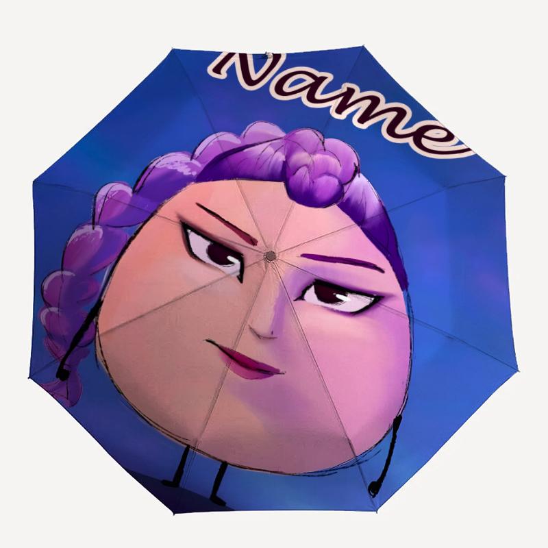 Personalized Name K-KPop Demon Hunters Print Umbrella - Automatic Open/Close, Eight-Rib Durable Frame, Automatic Folding Umbrella