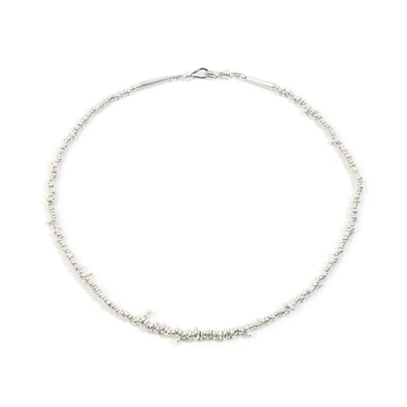 SEWNSWEN SILVER VINTAGE BEAD NECKLACE