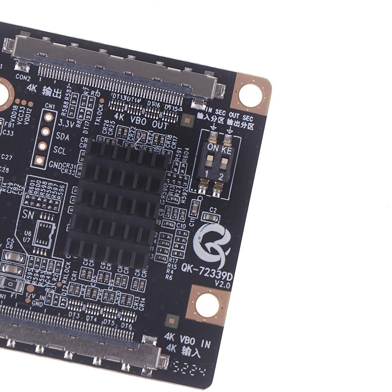 Qk-72339D V2.0 Обновленная версия Решает проблему разделения 4K ЖК-экрана Qk-72339D Плата-адаптер 4K в 4K