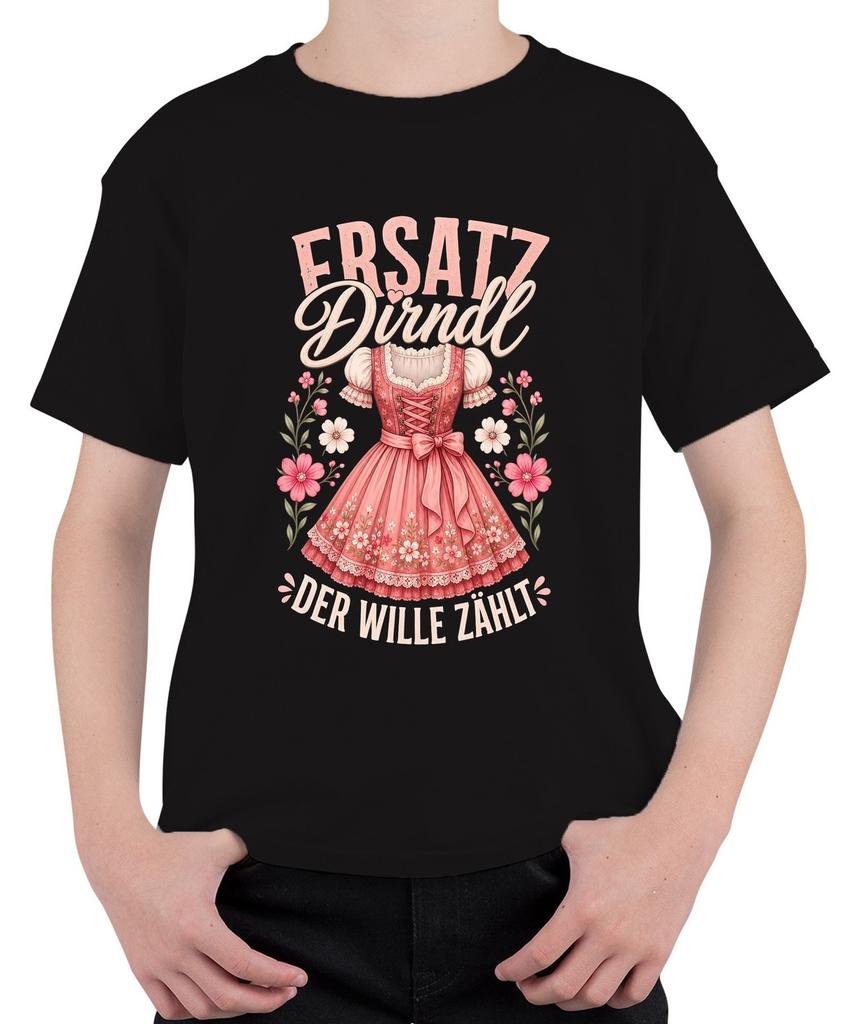 Replacement dirndl the will counts Oktoberfest Oktoberfest Lederhosen Bavaria children T-Shirt