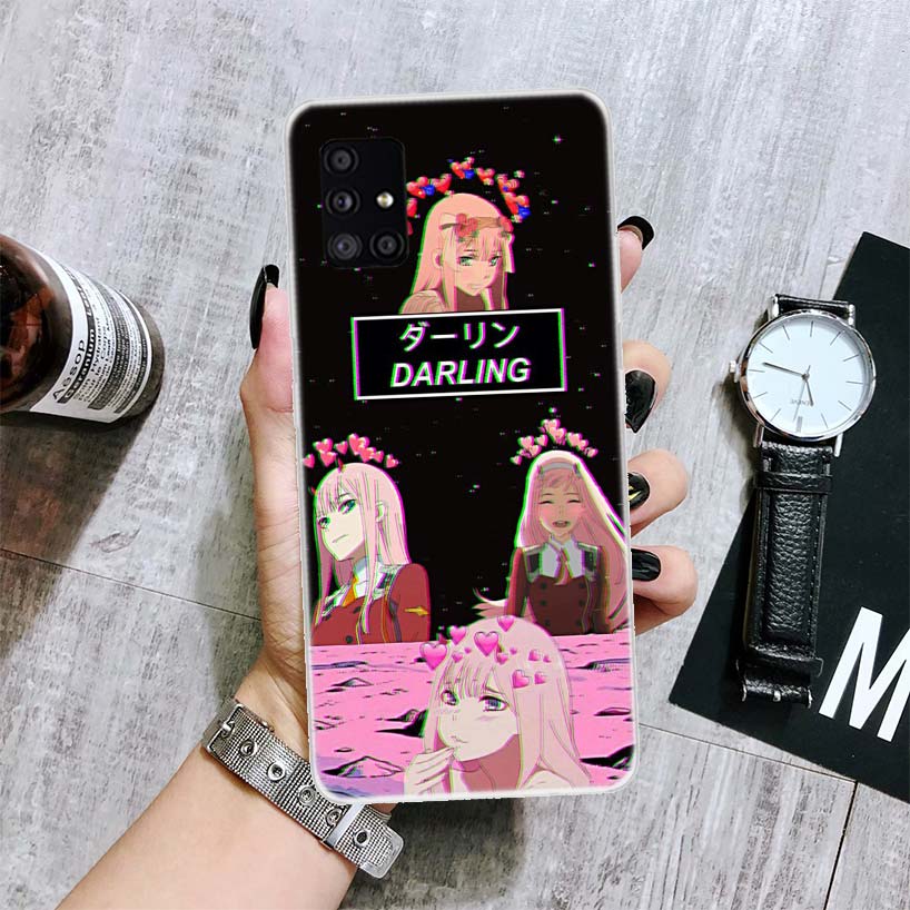 Zero Two Darling In The FranXX Phone Case For Samsung Galaxy A12 A22 A32 A42 A52 A72 A51 A71 5G A41 A31 A21 A02S M12 M21 M31 M30
