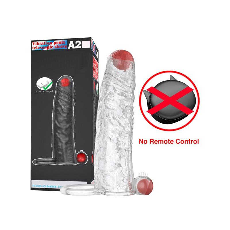 Wireless Penis Ring Sleeve Cock Ring Glans Massager Delayed Ejaculation Erotic Male Sex Toy Men Penis Condom Chastity Cock Ring