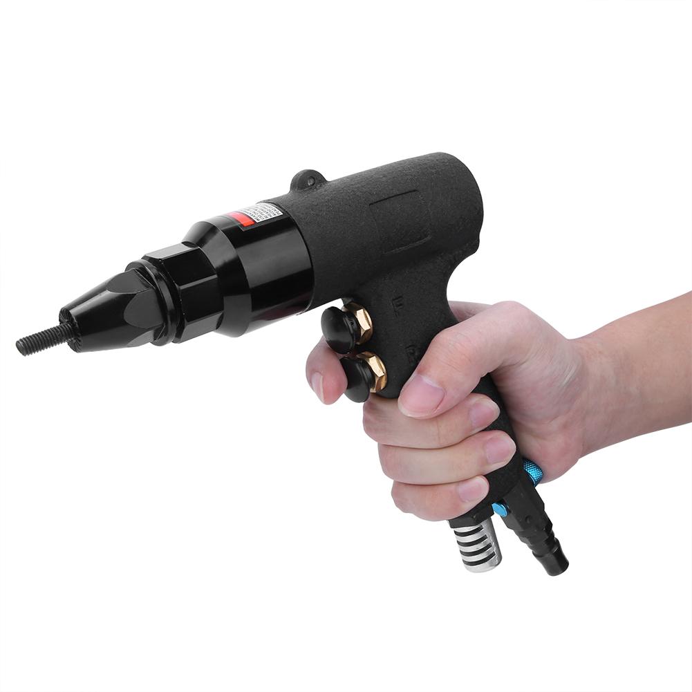 Pneumatic Rivet Nut Gun Riveter M5M6 Thread Air Riveting Hand Power Tool 700rpm