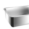 Cat Litter Box Toilet Stainless Steel Bedpan High Sided Easy To Clean Open Top Splashproof for