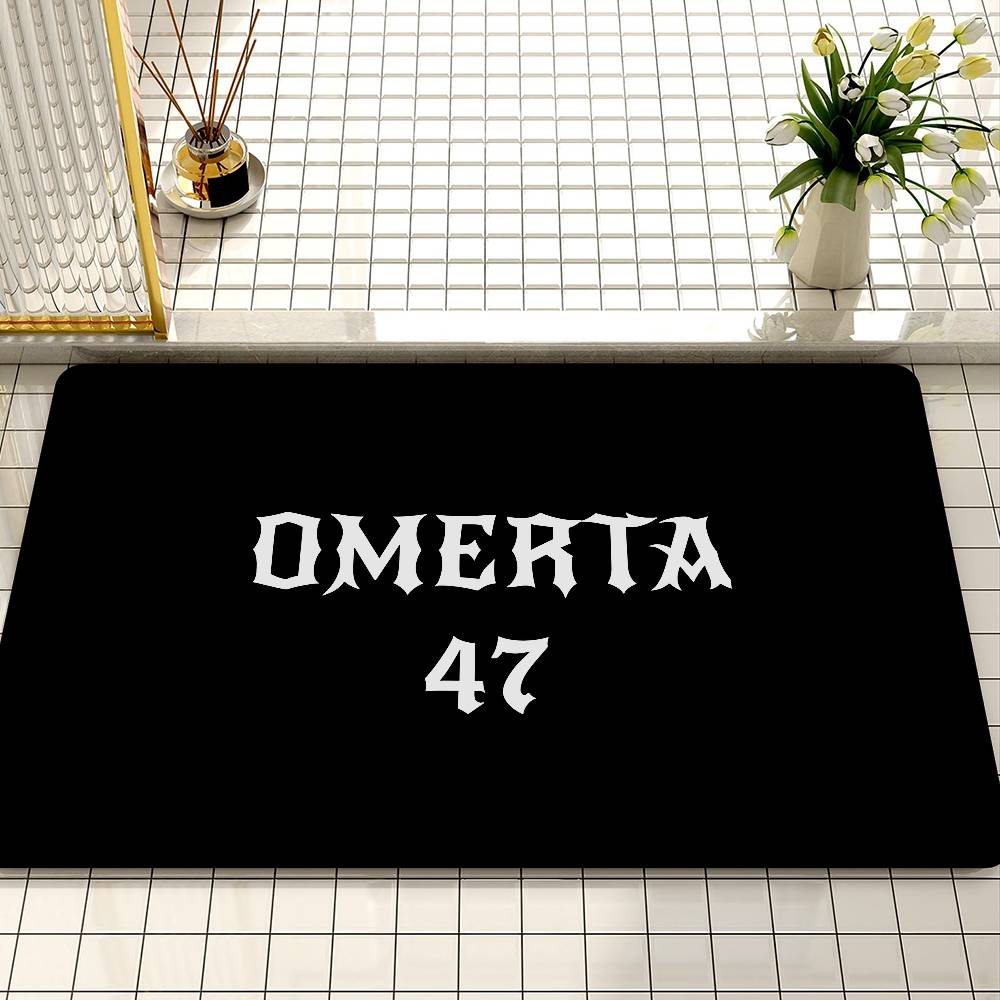 Singer O-Omerta 47 R-Records Hallway Carpet INS Style Soft Bedroom Floor House Laundry Room Mat Anti-skid Bedside Area Rugs