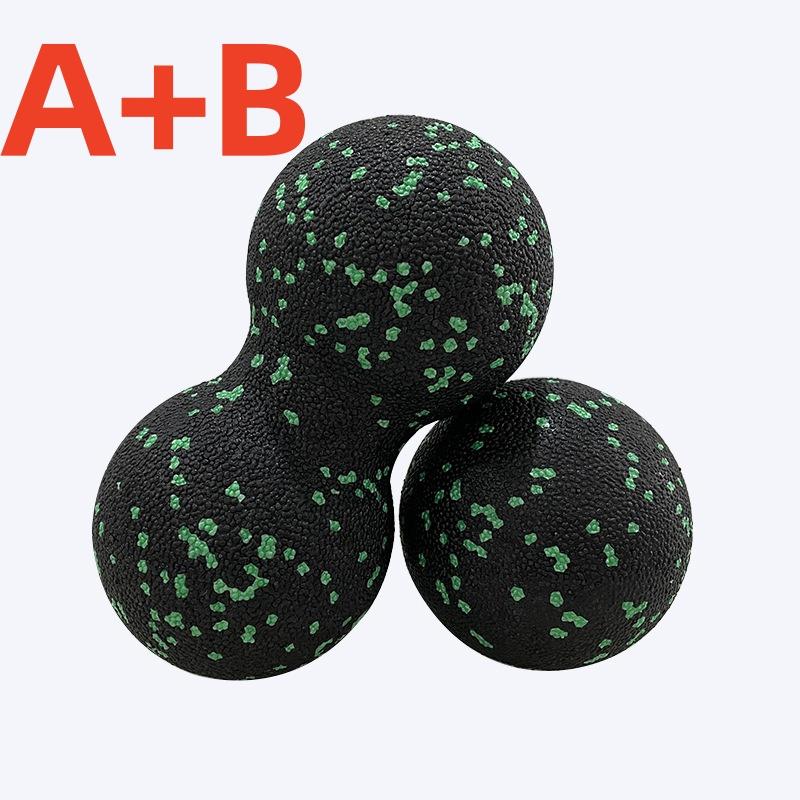 1 Set Yoga Peanut Ball EPP Solid Starry Sky Design Fascia Ball for Foot Relaxation Foot Muscle Fitness Cervical Rehabilitation