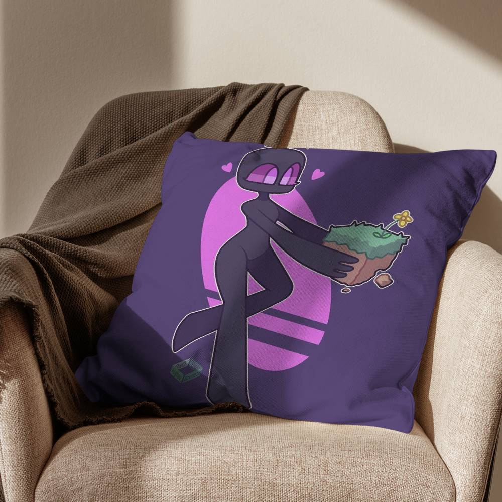 Черная наволочка для подушки игры Ender Dragon, Эндермен, для дивана в гостиной, для кровати в спальне, домашний декор
