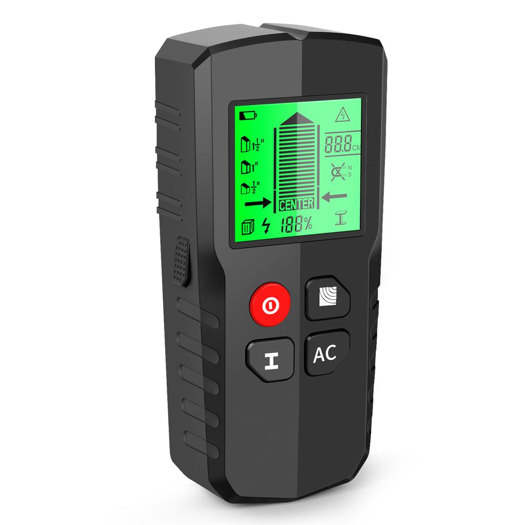 5 In 1 Wall Stud Finder Sensor Wall Scanner LCD Electronic Detector Edge Center Wood Current Metal AC Live Wires Detection