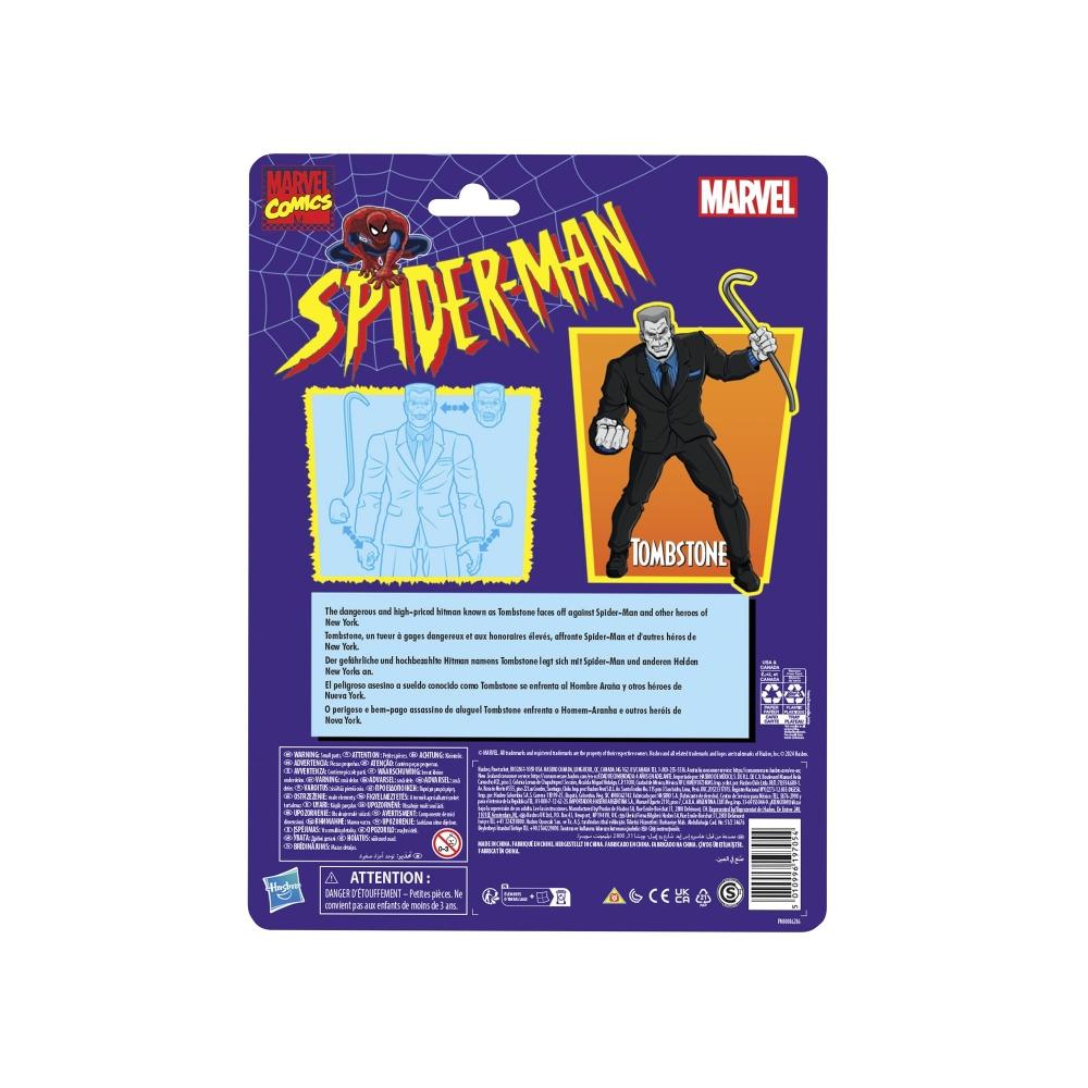Marvel Legends Series Tombstone Spider-Man Comics Коллекционная 6 дюймов (15см) Размер фигурки F9023 Подлинный продукт