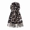 Windproof Leopard Scarf Imitation Cashmere Winter Scarf Fashion Cashmere Scarf  Women