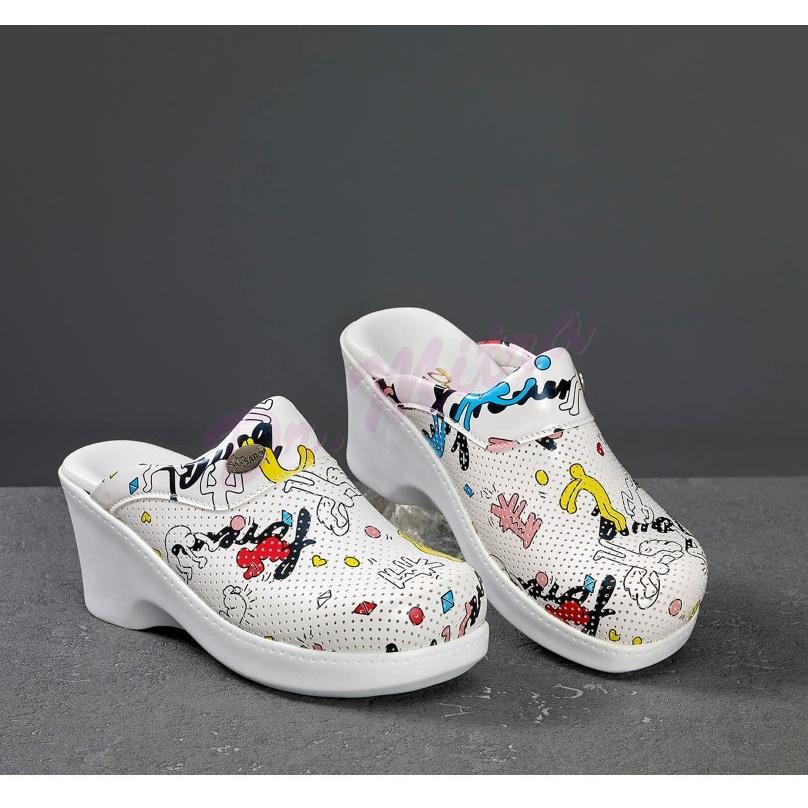 Ортопедические женские медицинские сабо — противоскользящие, удобные