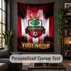 Personalized Wall Tapestry,Southampton FC Custom Text, Soft Fabric Wall Art For Indoor Decoration