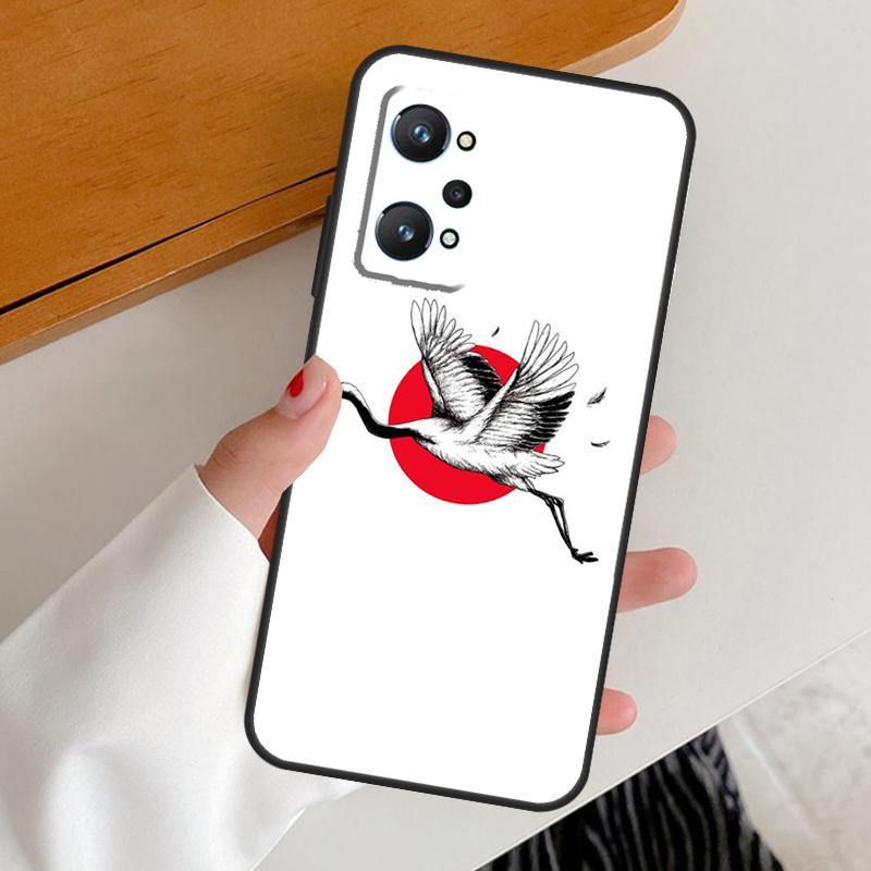 Арт в японском стиле Япония Для Realme 15 10 11 12 13 14 Pro Plus GT6 GT7 Pro C67 C63 C61 C55 C51 C53 C35 C65 C75 Чехол