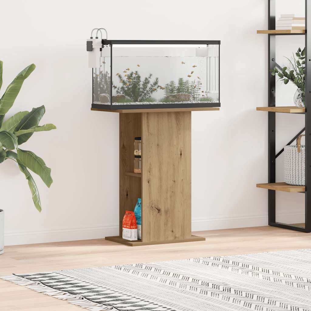 Aquarium Stand Artisan Oak 36 x 60.5 x 72.5 cm Engineered Wood