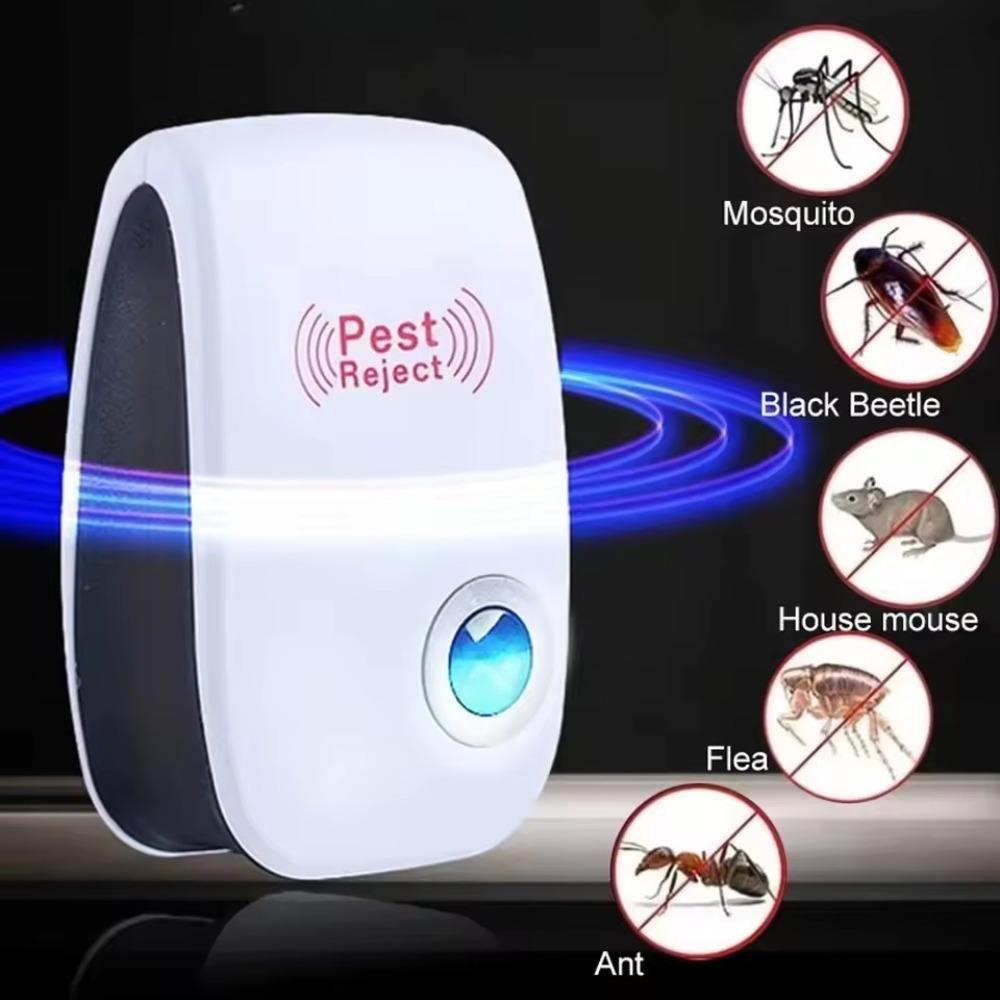 Safe Ultrasonic Pest Repeller Electronic Mouse Cockroach Mosquito Insect Repellent Effective Pest Control Exterminator Essential