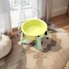 Iron Frame Protecting Dog Food Bowl High Footed Pet Bowl Feeder Embedded Pet Bowl  Neck Protection