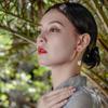 Yinujiao винтажные серьги-крючки с наполнителем из 14-каратного золота, простые базовые серьги ручной работы, изготовленные из бисера пресной воды, ювелирные изделия, подарок для женщин и дам