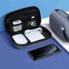 Lightweight Travel Organizer Bag Multiple Compartments Data Cable Organizer  Office