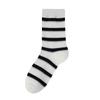 Женские осенне-зимние хлопковые носки, полосатые чулки, повседневные дышащие, впитывающие пот хлопковые простые носки, которые можно носить осенью и зимой