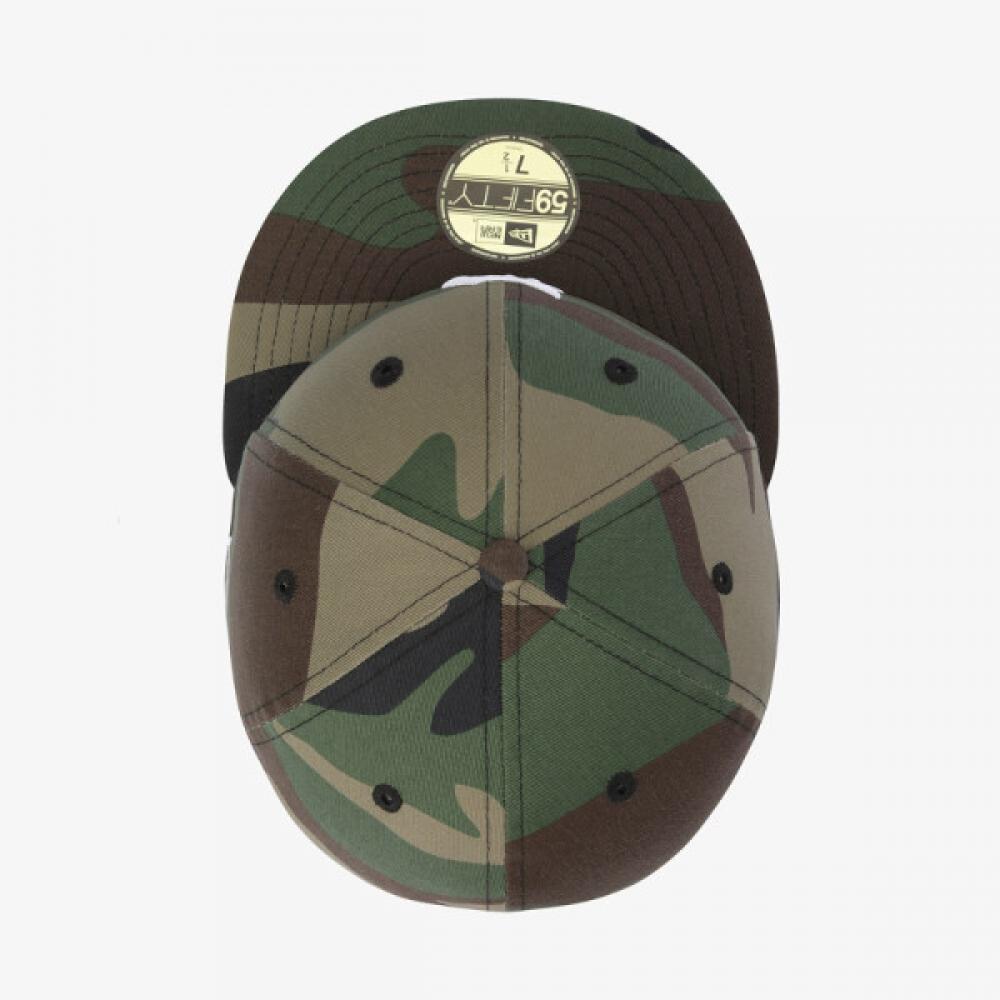 Кепка New Era Detroit Tigers Базовая Приталенная Камуфляжная