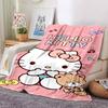1 шт. Плед Hello Kitty Легкий фланелевый плед для дивана, кровати, путешествий, кемпинга, гостиной, офиса, дивана, кресла