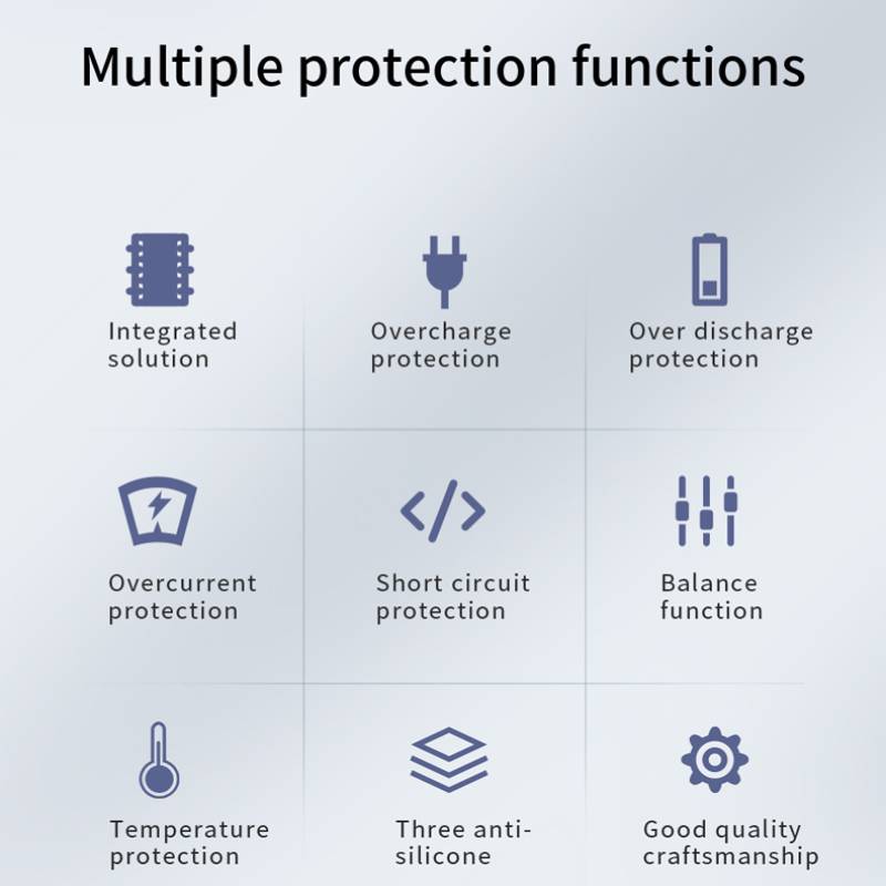 JBD Bluetooth 7S до 14S 13S 48V 52V Плата защиты литиевой батареи Умный BMS Балансировка 24V 36V Li-ion 8S 12S LifePo4 20A 30A