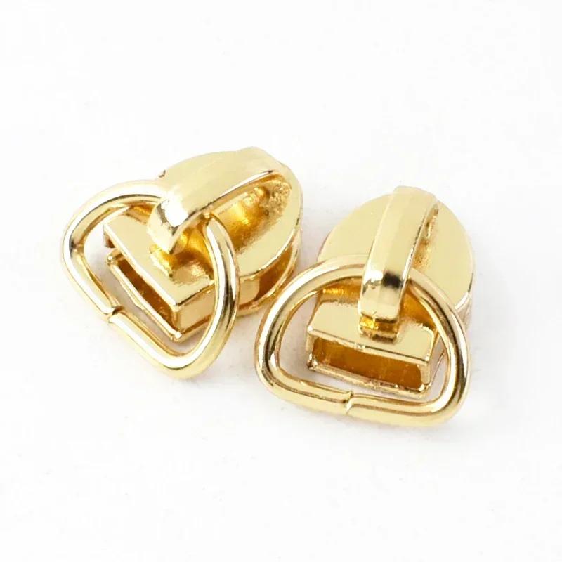 10/20/30 шт. Meetee 5# Слайдер для нейлоновых молний D-кольцо Пулер для молнии Одежда Сумка Головки для молний Набор для ремонта DIY Швейные аксессуары