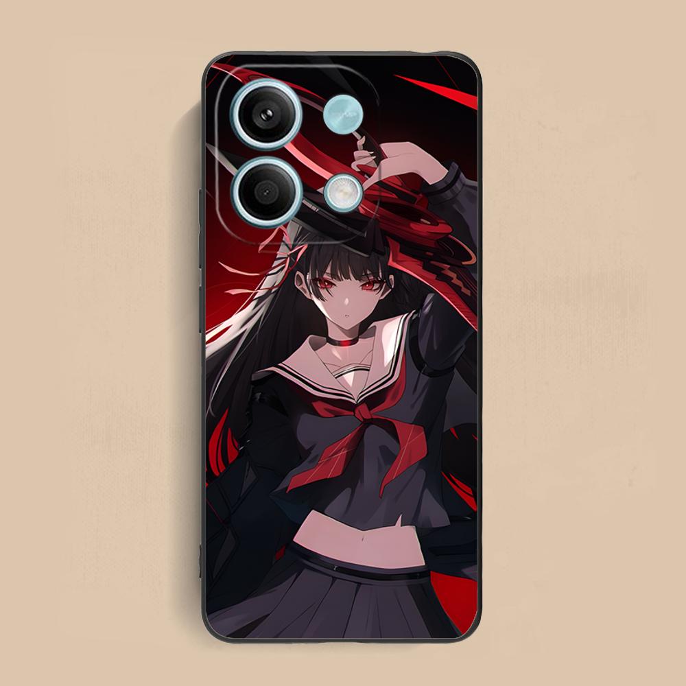 Чехол для телефона Wuthering Waves Chisa для Xiaomi Redmi 15 14 13 12 A5 3 2 1 C Plus 4G 5G Мягкий ТПУ Ударопрочный Чехол