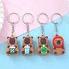 Брелок Черепаха Капибара Металлический Кулон Животное Аксессуары для Сумки Мультяшный Брелок Девочки