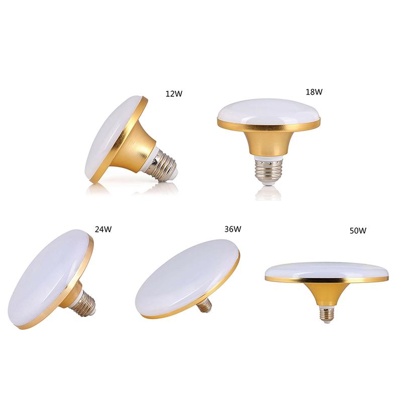 Ufo Led Bulbs Globe Spotlights Garage 12W 18W 24W 36W 50W White Lamps 220V E27