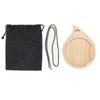 Khaki Serving Board Small Round Wooden Cutting Compact Wooden Mat  Picnic