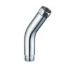 45 Degree Shower Arm Pipe Connectors for Handheld Shower Head Stainless Steel Elbow Adapter with Polished Chromes