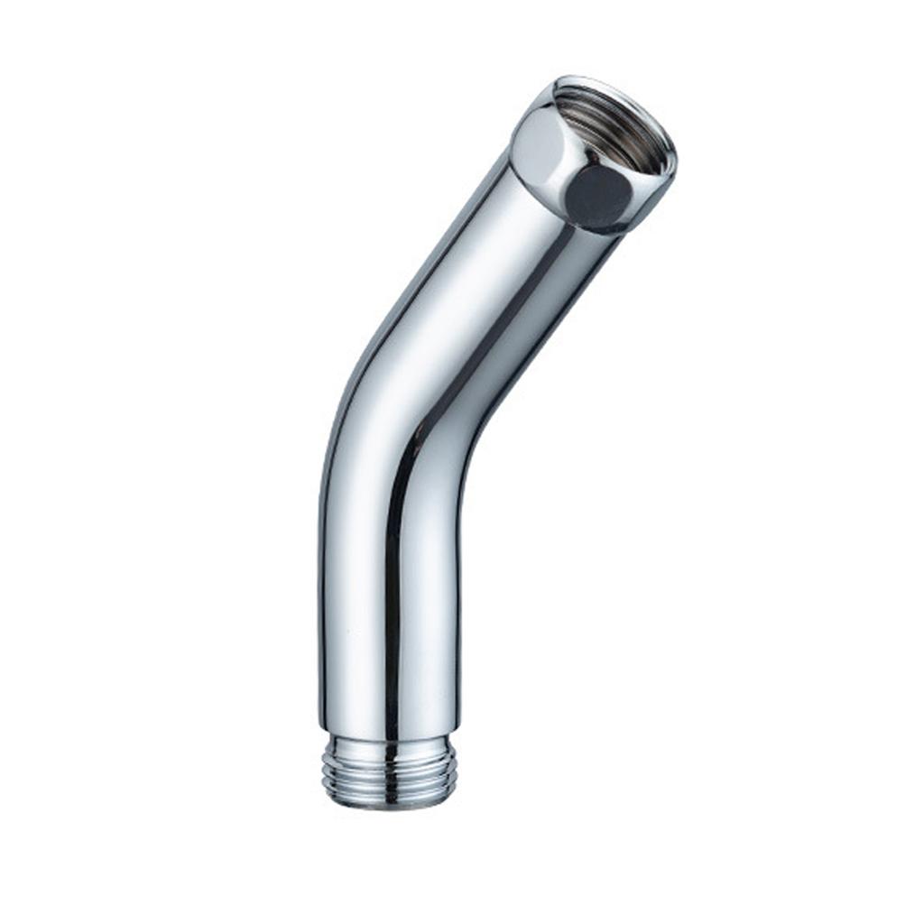 45 Degree Shower Arm Pipe Connectors for Handheld Shower Head Stainless Steel Elbow Adapter with Polished Chromes