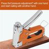 Heavy Duty Stapler 3 In 1 Stapler With 600 Nails Stainless Steel Metal Carpentry Hand Tool Manual Stapler For DIY Decoration Wood Wall Furniture