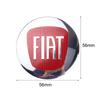GGBFQ1 4PCS 56MM Car Wheel Center Hub Cap Rim Sticker Scorpion Decal Accessories For Fiat 500 Abarth Uno 600 Cross Fiorino Grande Panda